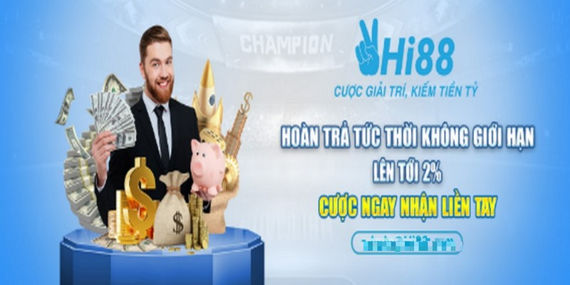 Khuyến Mãi Hot – Những Ưu Đãi Siêu Chất Chỉ Có Tại Hi88 3 Chương trình khuyến mãi hot hoàn trả tức thời không giới hạn giá trị lên đến 2%